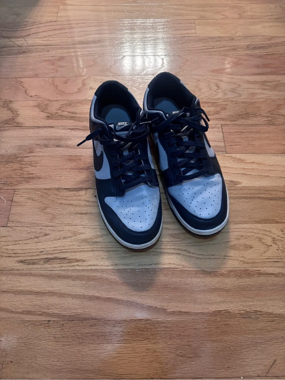 Nike Men’s Low-Top Sneakers in Navy and Light Blue